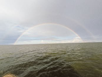 Dviguba vaivorykštė virš Kuršių marių